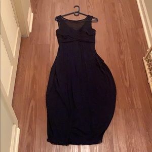 Navy Blue Bridesmaid Dress
